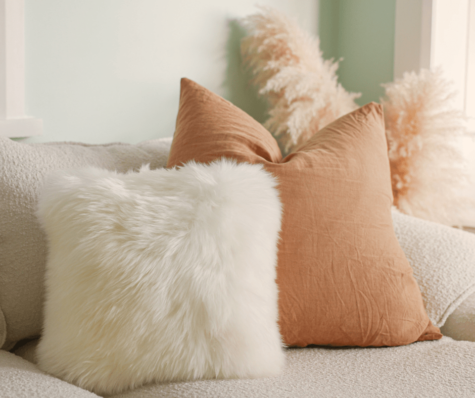 Cushions Double Sided Sheepskin - The Better Kiwi Co