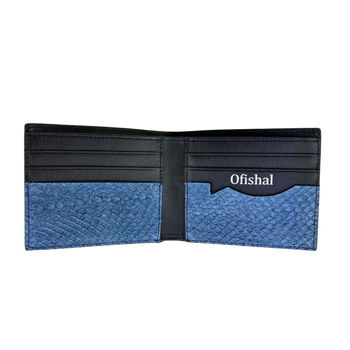 Fish Leather Bifold Wallet - The Better Kiwi Co