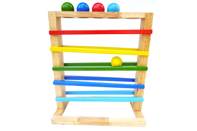 Track a ball rack - QToys | Wooden Toy NZ