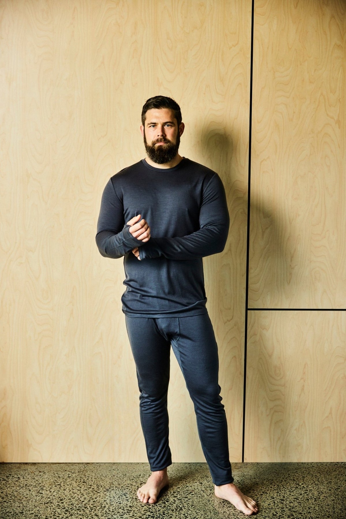 Men's Base Pant - 100% Merino Wool, Slate Grey - The Better Kiwi Co