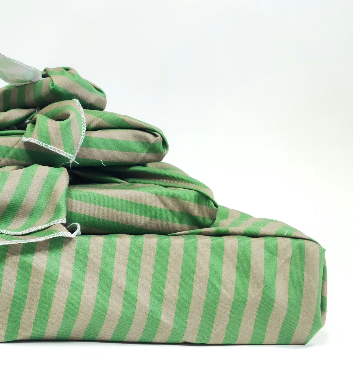 Pooches Stripey - 4 Furoshiki Gift Wraps - The Better Kiwi Co
