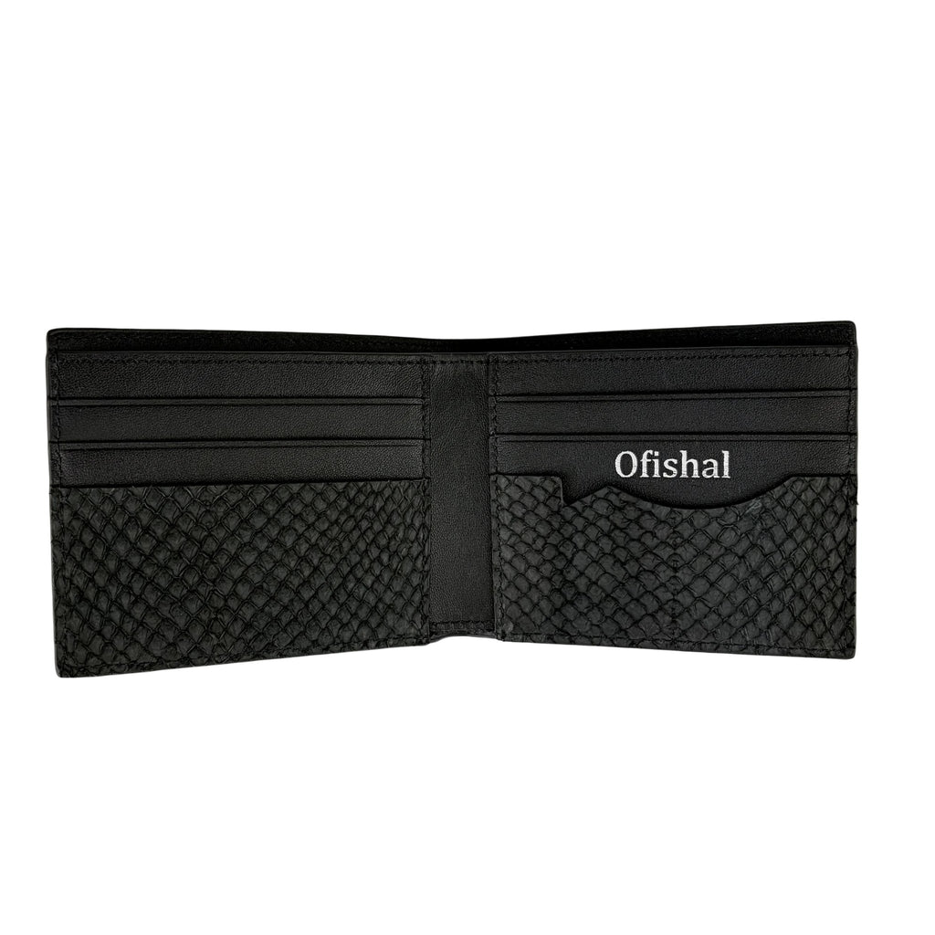 Fish Leather Bifold Wallet - The Better Kiwi Co