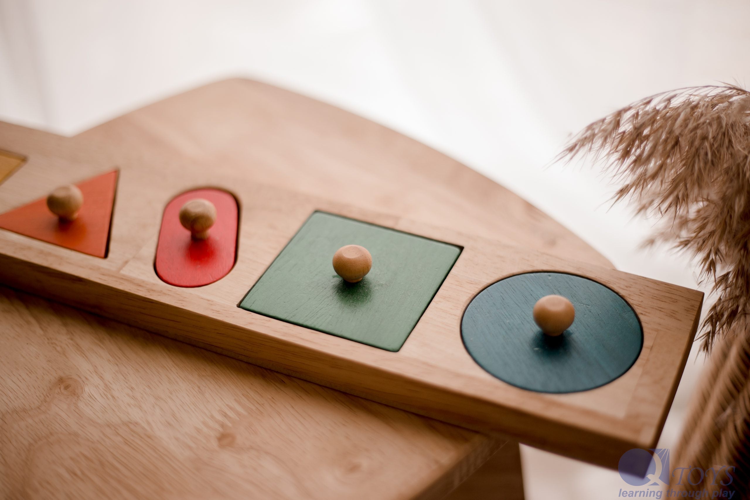 Giant Wooden Shape Knob Puzzle – QToys