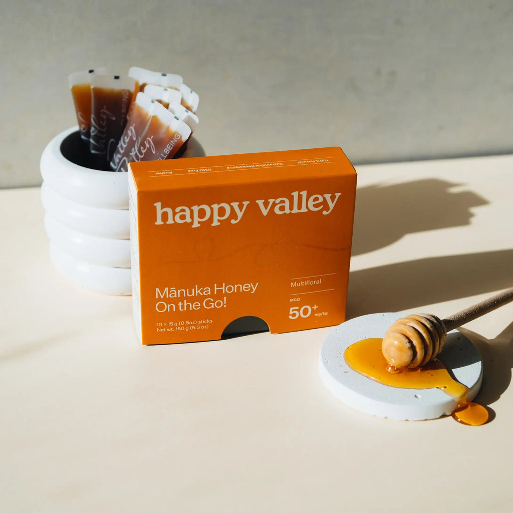 Honey Packets - On the Go Multifloral Manuka MGO 50+ Manuka Honey Sticks - The Better Kiwi Co