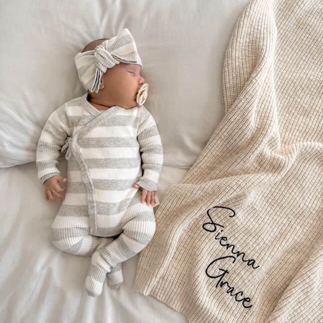 Knit blanket- Fawn - The Better Kiwi Co