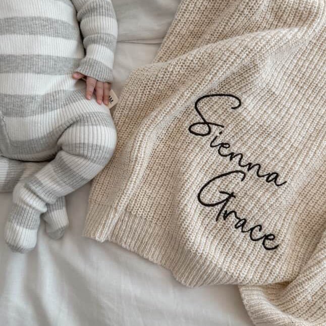 Knit blanket- Fawn - The Better Kiwi Co