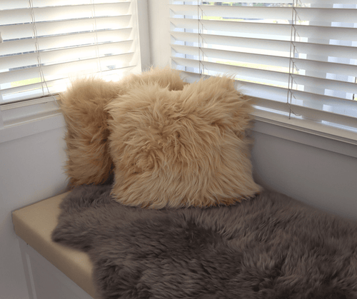 Cushions Double Sided Sheepskin - The Better Kiwi Co