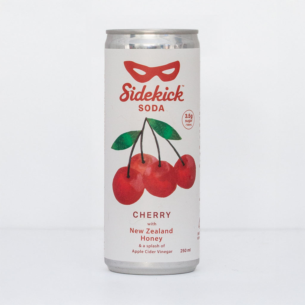 Sidekick Cherry Soda 12-Pack NZ - The Better Kiwi Co