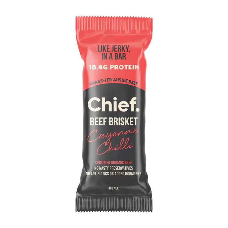Organic Beef Bar | Cayenne Chilli