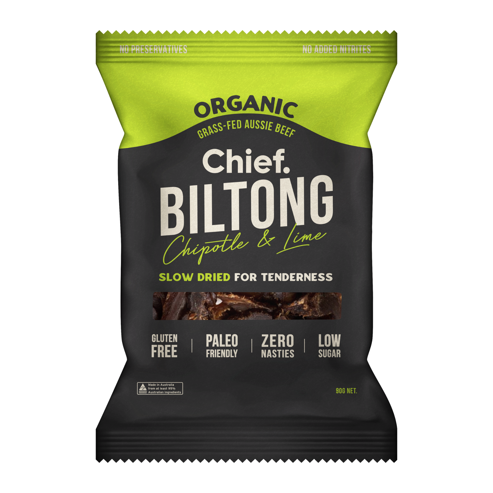 Organic Biltong | Chipotle & Lime