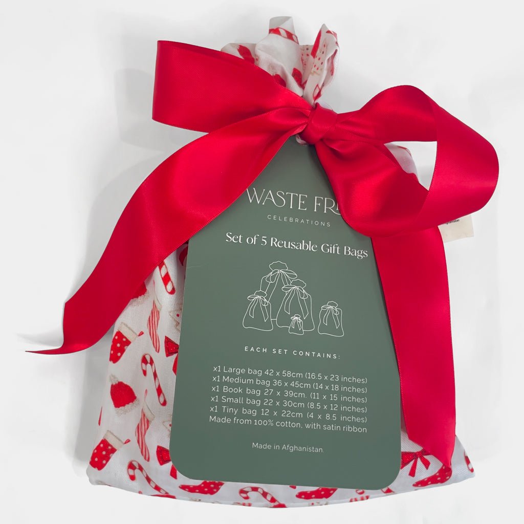 Christmas Cookies and Candy (Reusable Gift Bag Set) - The Better Kiwi Co