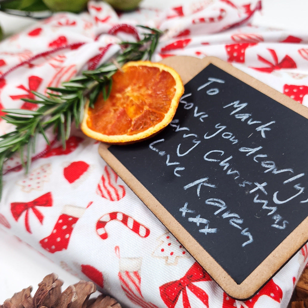 Christmas Cookies and Candy - 4 Furoshiki Gift Wraps