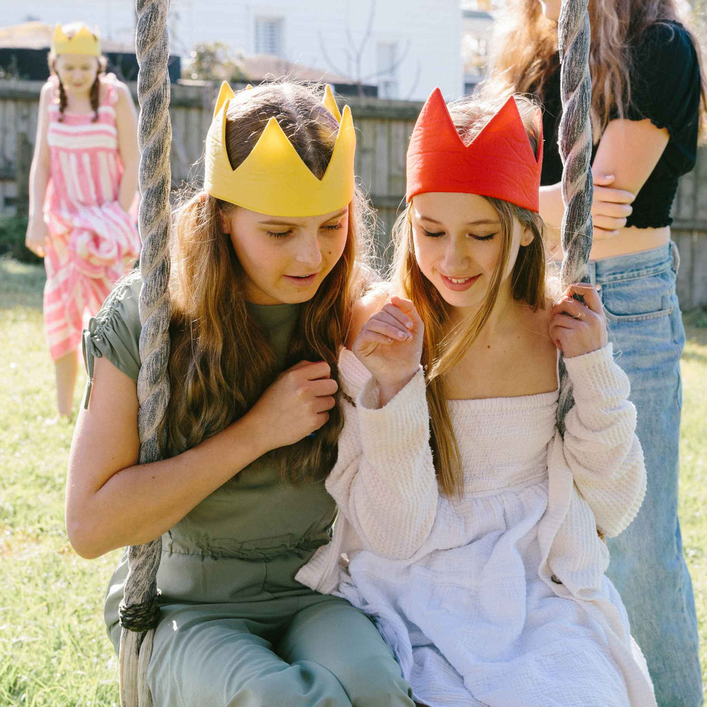 Cotton Crowns (6 Reusable Party Hats) - The Better Kiwi Co