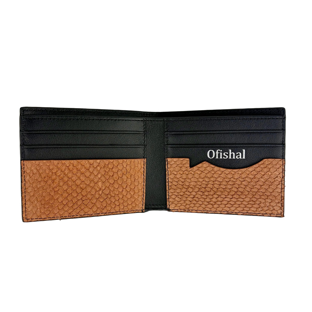 Fish Leather Bifold Wallet - The Better Kiwi Co