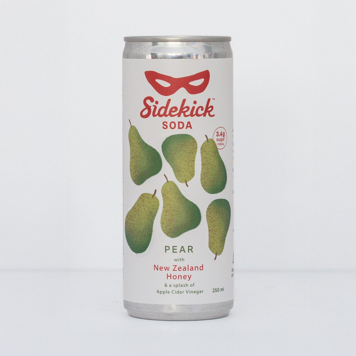 Sidekick Pear Soda 12-Pack NZ - The Better Kiwi Co