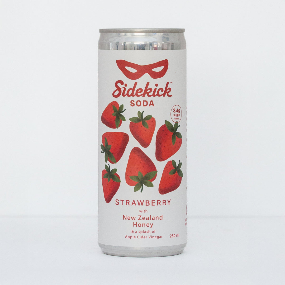 Sidekick Strawberry Soda 12-Pack NZ - The Better Kiwi Co
