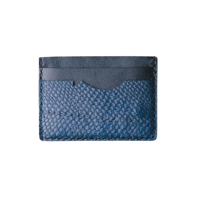 Fish Leather Card Holder Wallet
