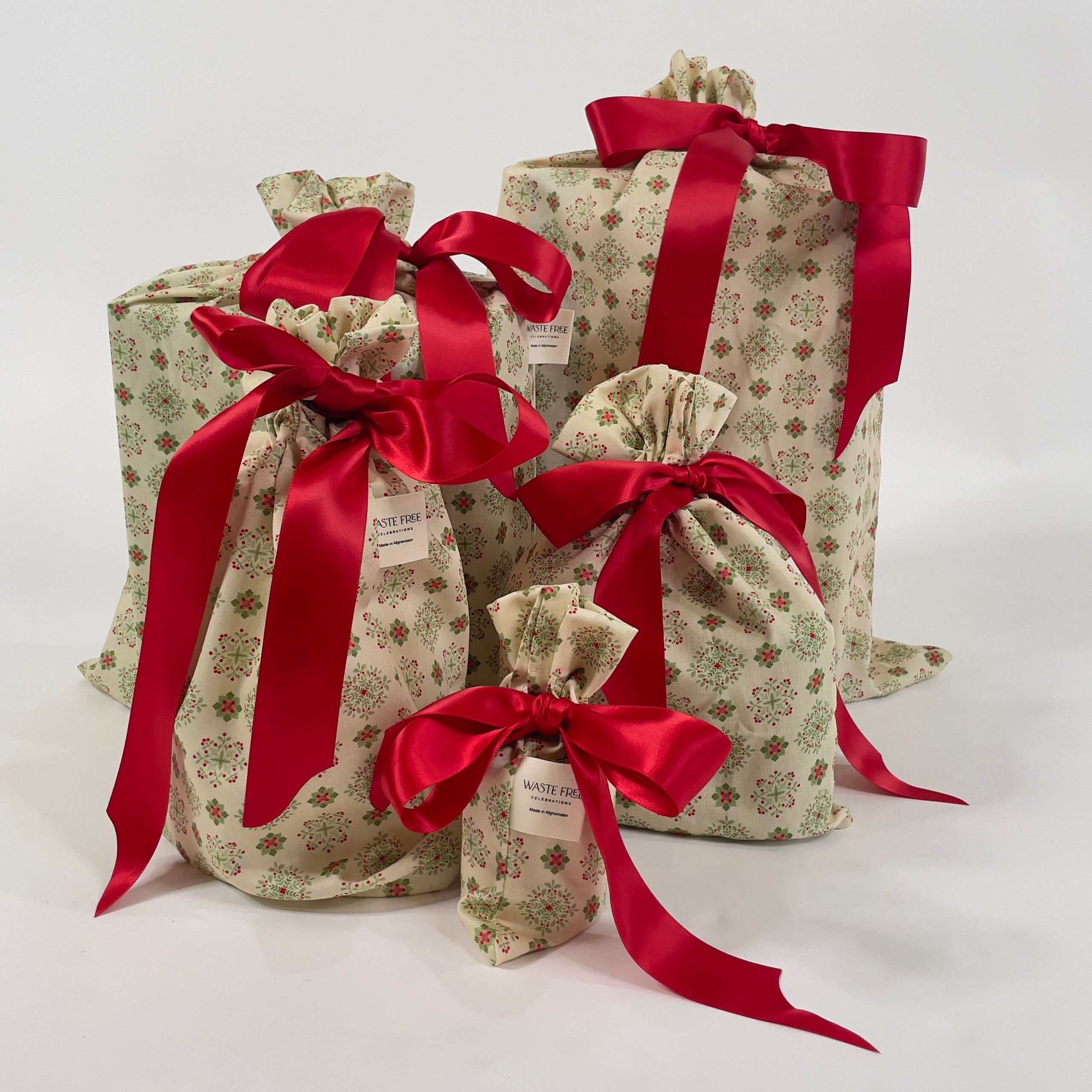 Folk Blomsterkunst (Reusable Gift Bag Set)