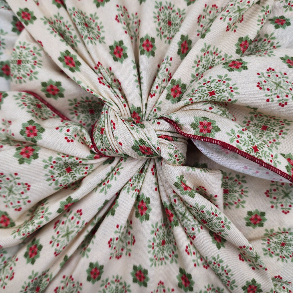 Folk Blomsterkunst - 4 Furoshiki Gift Wraps