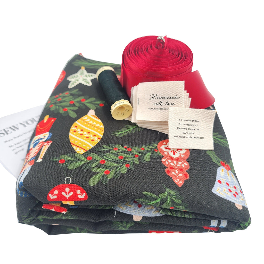 Folk Julepynt (SYO Reusable Gift Bag Set)