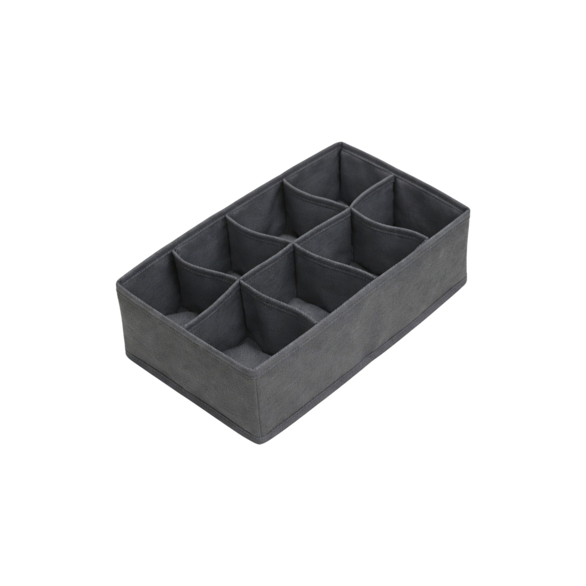 Frankly Cotton Fabric Drawer Organiser – Charcoal