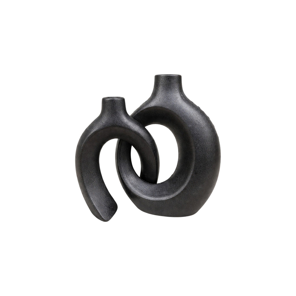 Frankly Cotton Sculptural Ceramic Vase Set
