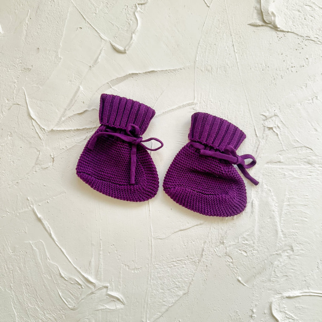Booties - Plum - The Better Kiwi Co