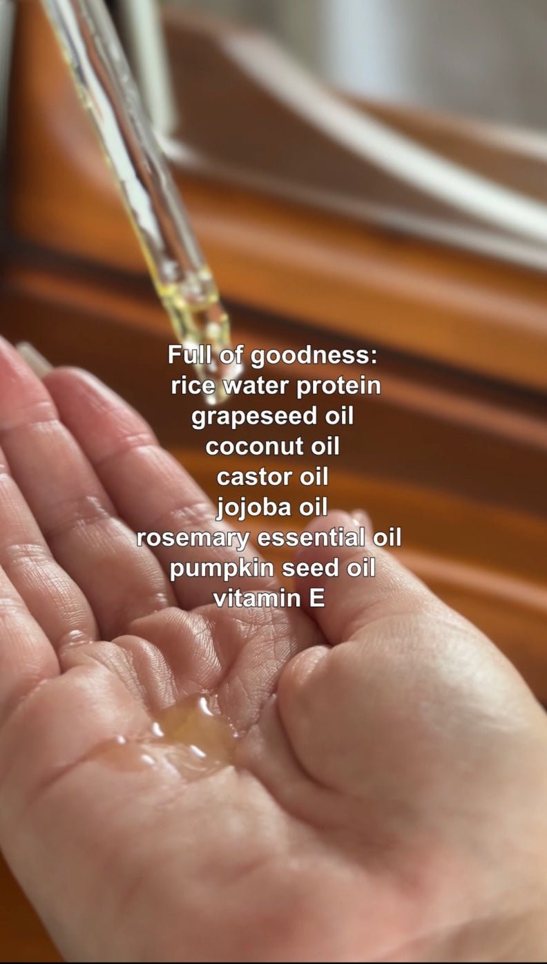Rice Water Hair Growth Oil - The Better Kiwi Co