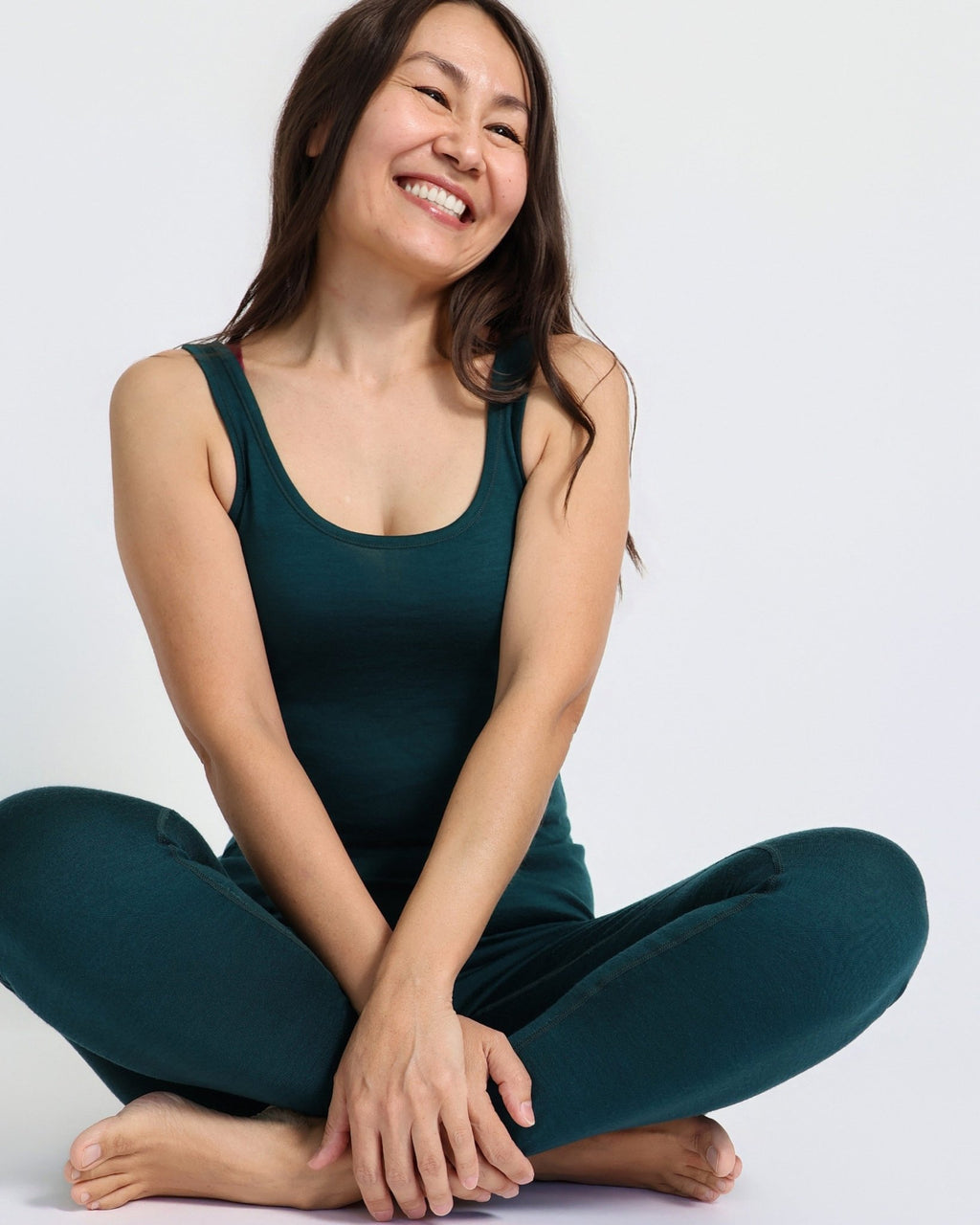 Women's Base Pant - 100% Merino Wool, Pine Green - The Better Kiwi Co