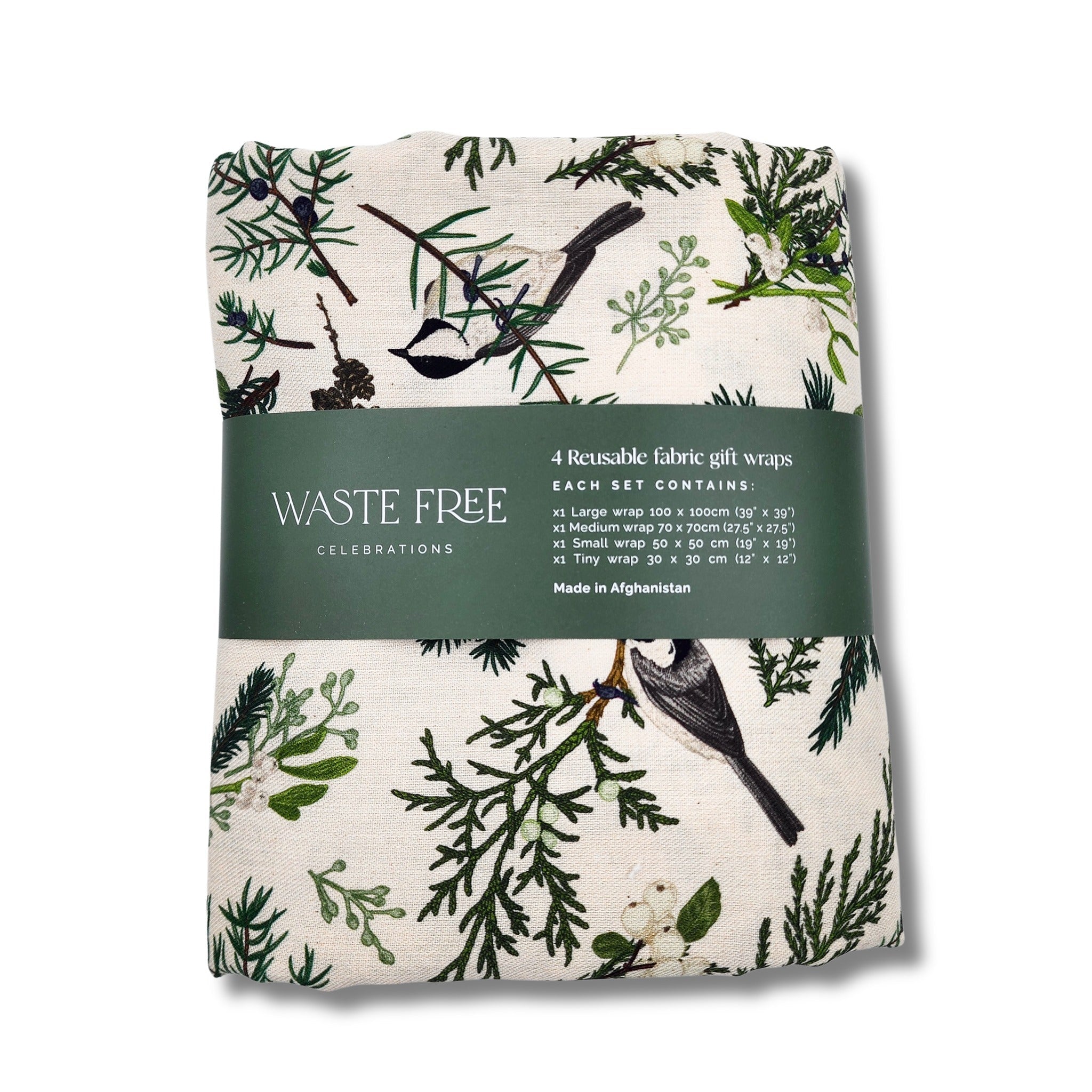 Nadarrach Beathe Coille - 4 Furoshiki Gift Wraps