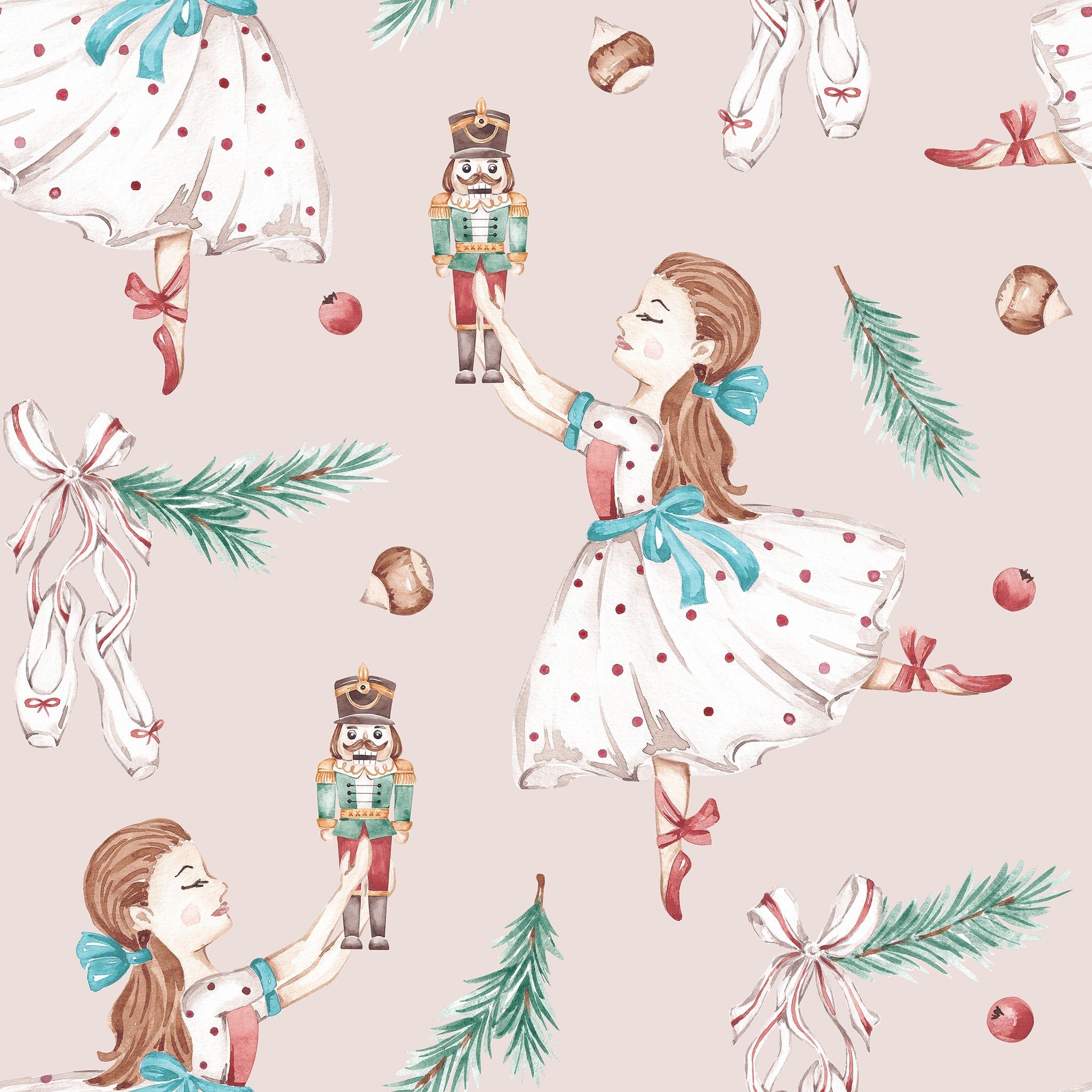 Nutcracker Clara Tanzt (Reusable Gift Bag Set)