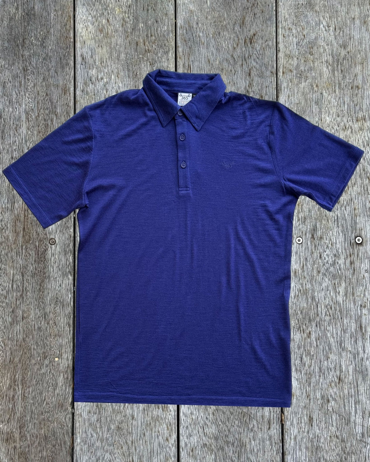 Men's Polo - 100% Merino Wool, Cobalt - The Better Kiwi Co