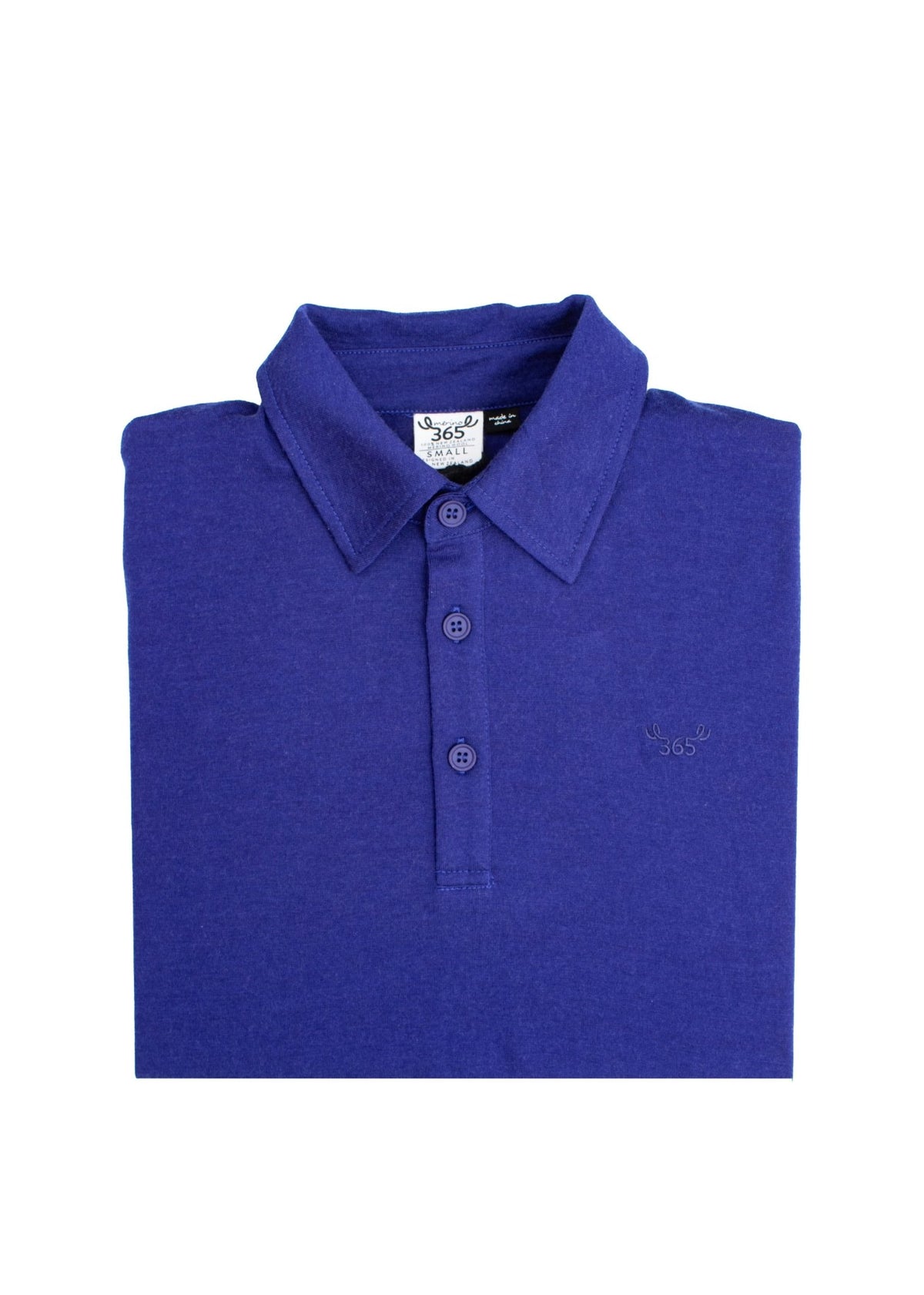 Men's Polo - 100% Merino Wool, Cobalt - The Better Kiwi Co
