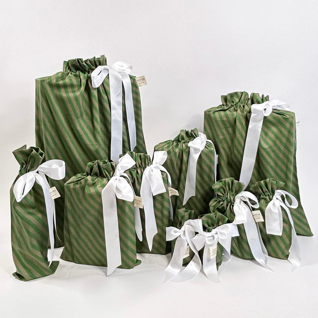 Pooches Stripey (Reusable Gift Bag Set) - The Better Kiwi Co