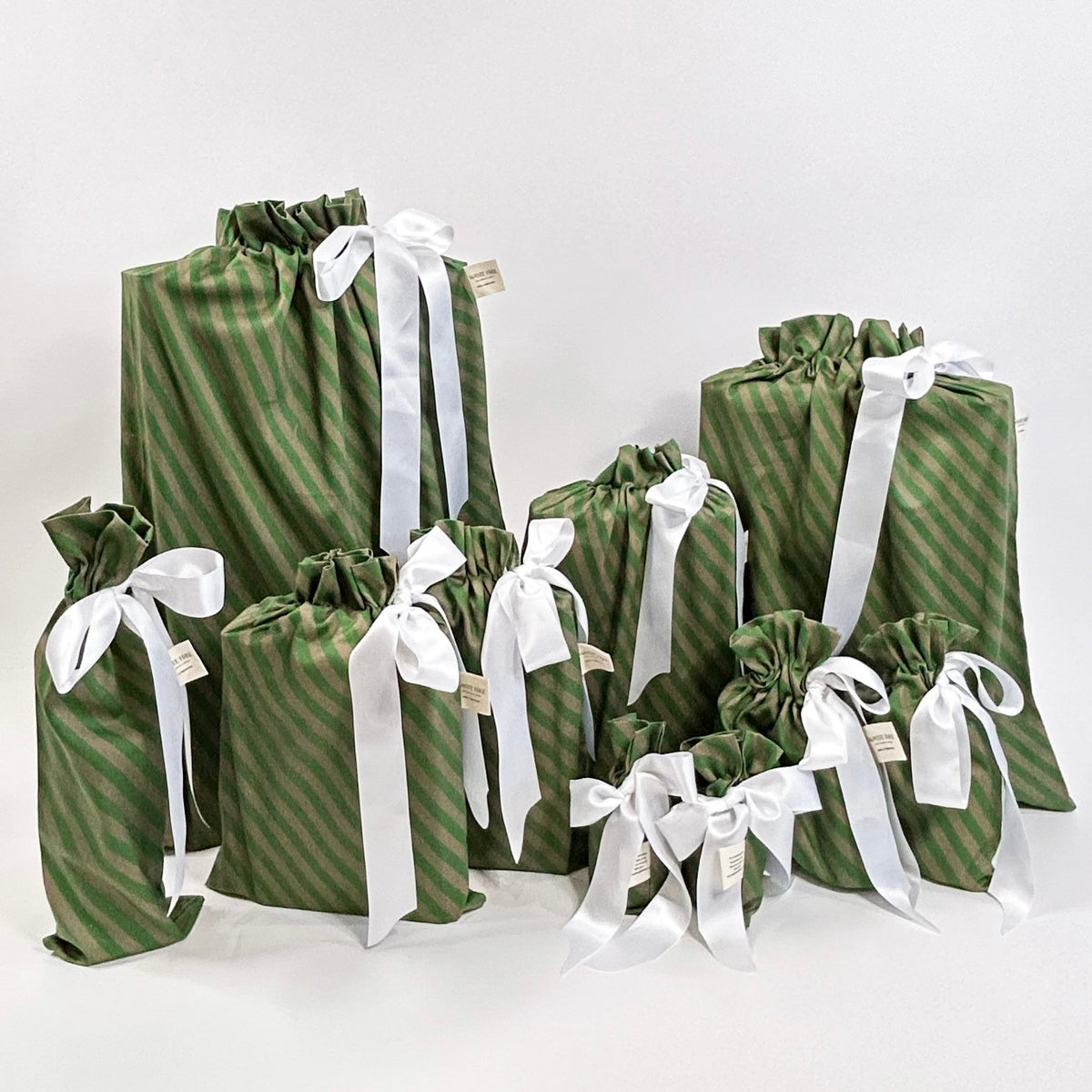 Pooches Stripey (Reusable Gift Bag Set) - The Better Kiwi Co