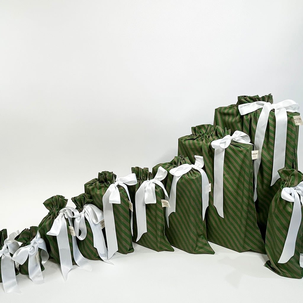 Pooches Stripey (Reusable Gift Bag Set) - The Better Kiwi Co