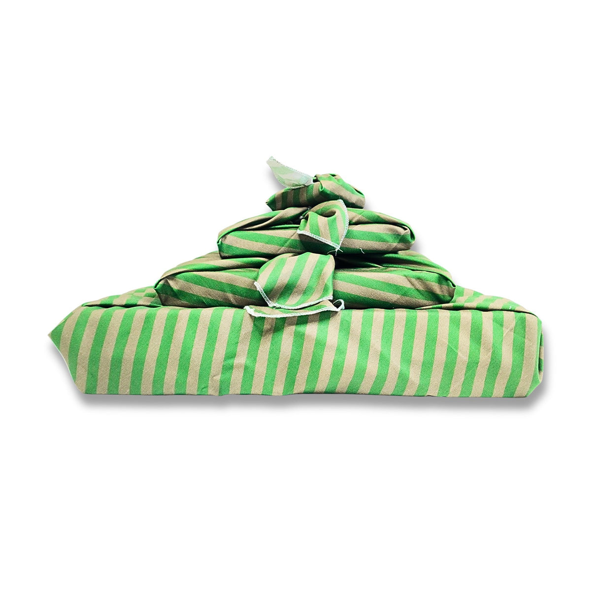 Pooches Stripey - 4 Furoshiki Gift Wraps - The Better Kiwi Co
