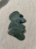 Pounamu Gua Sha Stone – Natural Greenstone Facial Massage Tool