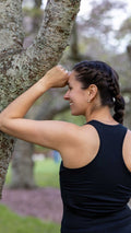 Women's Racerback Tank Top - Merino Blend, Black - The Better Kiwi Co