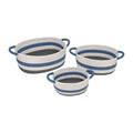 Frankly Cotton Striped Woven Storage Baskets