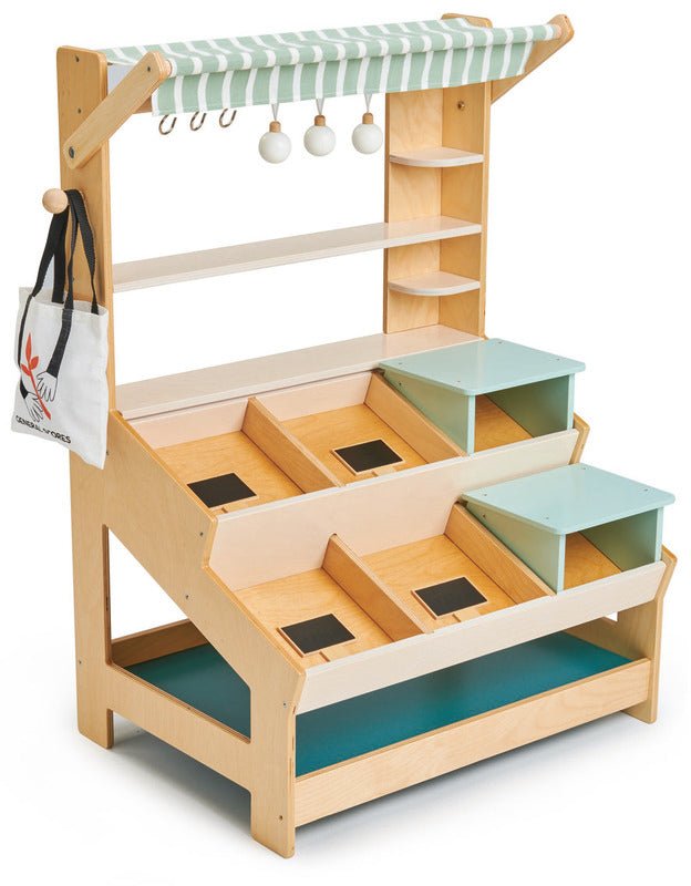 General Store Market Stall - Tender Leaf Toys | Pretend Play Toys - The Better Kiwi Co