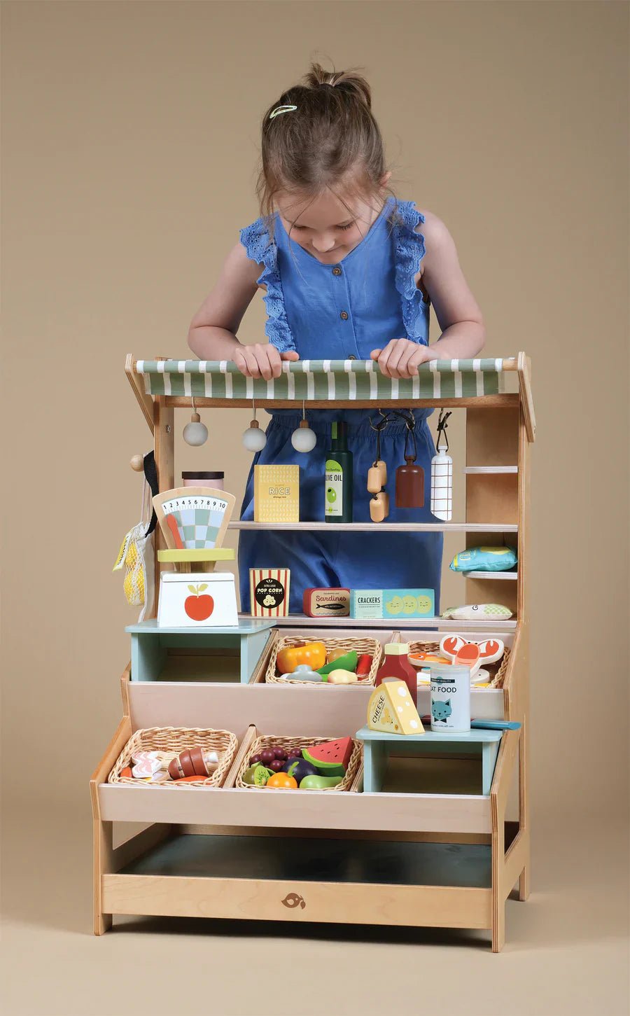 General Store Market Stall - Tender Leaf Toys | Pretend Play Toys - The Better Kiwi Co