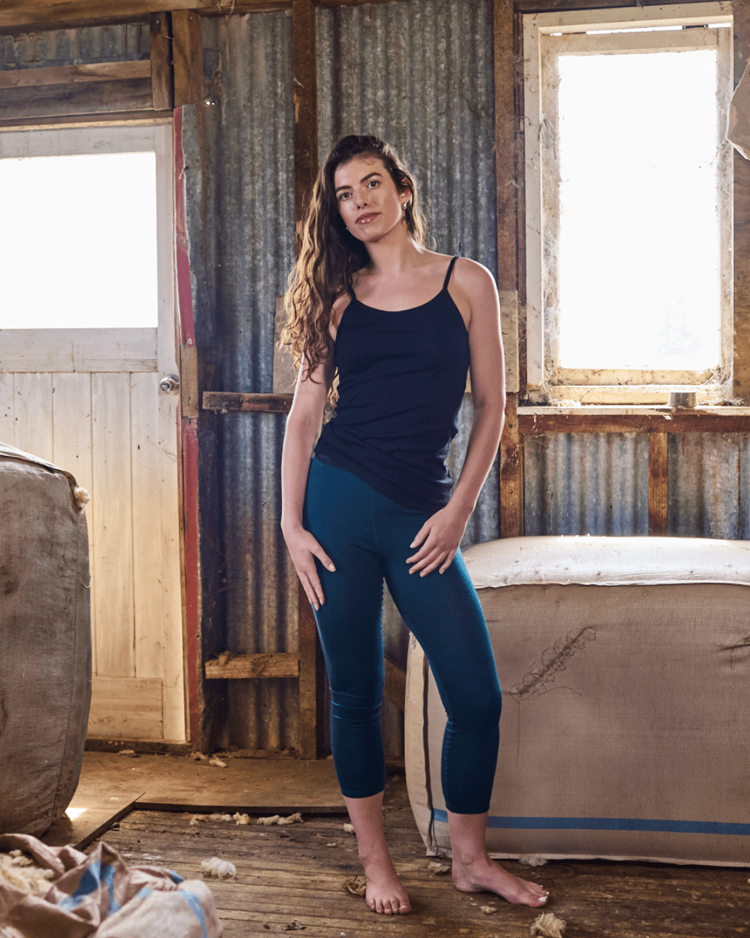 Women's Base Pant - 100% Merino Wool, Pine Green - The Better Kiwi Co