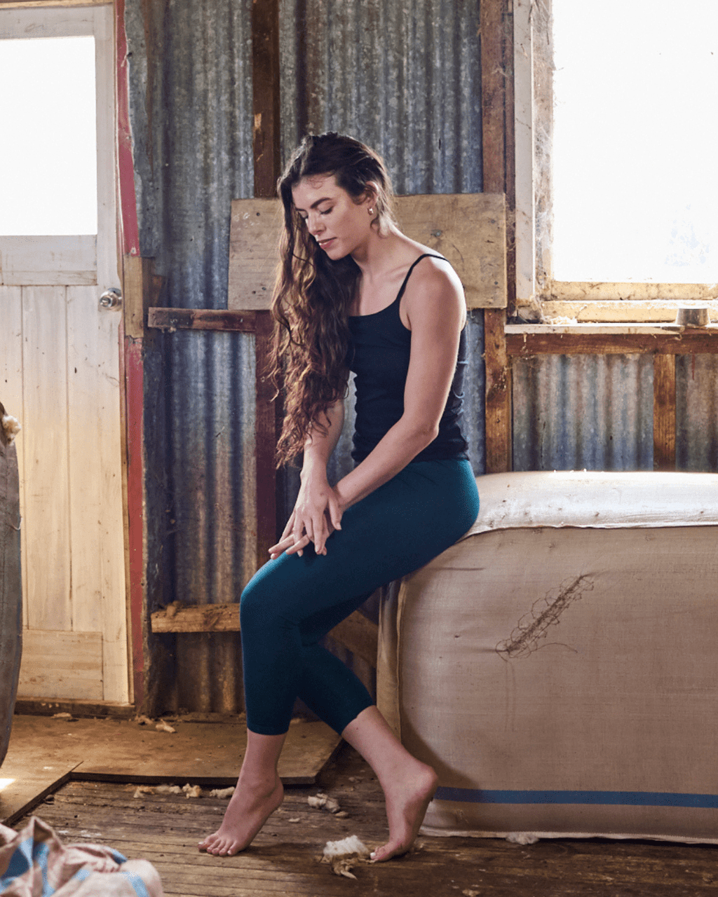 Women's Base Pant - 100% Merino Wool, Pine Green - The Better Kiwi Co