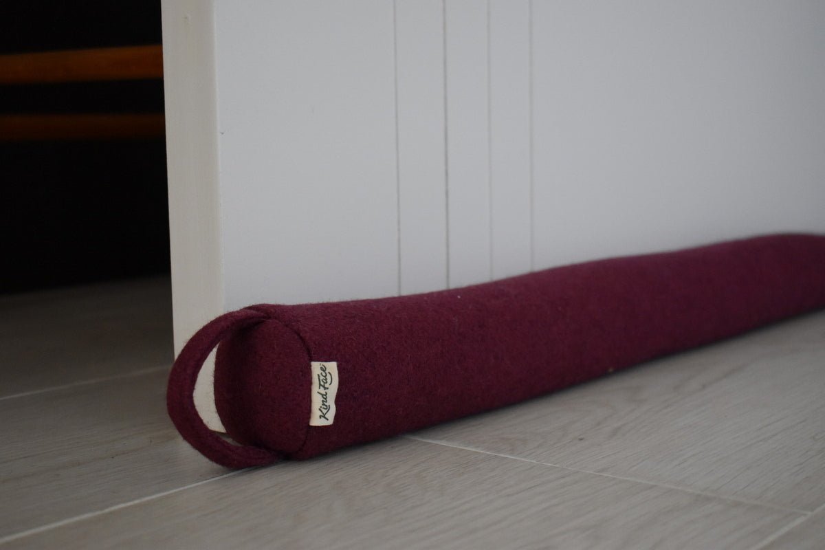 Felted NZ Wool Draught Stopper