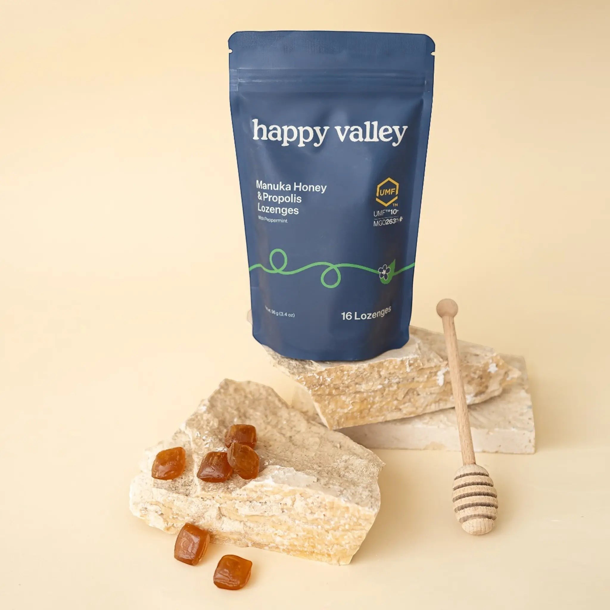 UMF 10+ Manuka Honey & Propolis Peppermint Lozenges