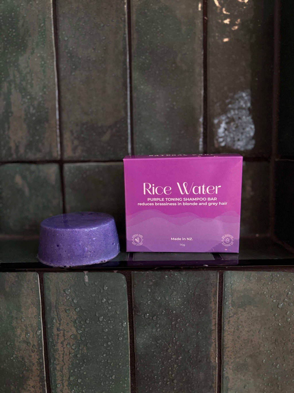 Purple Toning Conditioner Bar - Blonde & Grey - The Better Kiwi Co