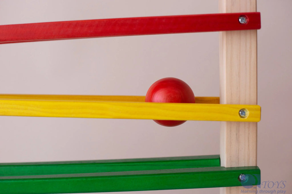 Track a ball rack - QToys | Wooden Toy NZ